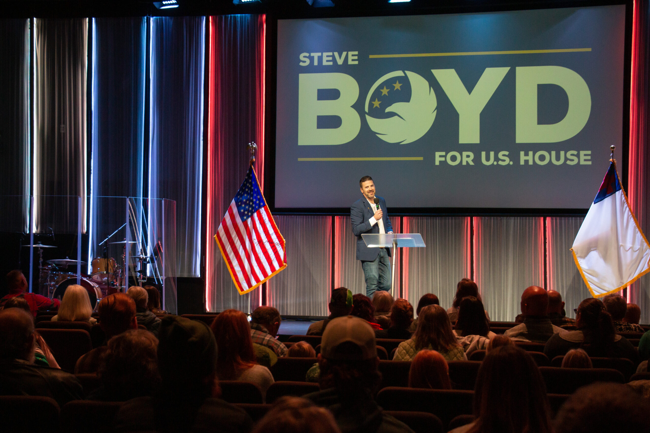Nearly 200 supporters attend Fischbach challenger Steve Boyd’s official campaign kickoff